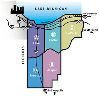 NWI counties
